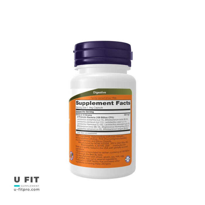 پروبیوتیک ۱۰۰ بیلیون ناوفودز | فروشگاه https://u-fitpro.com