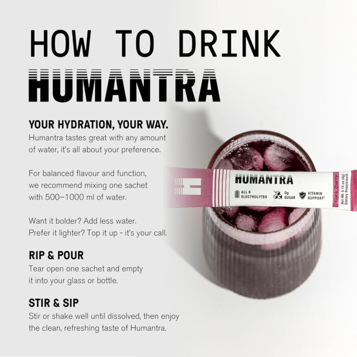 الکترولایت ساشه هیومنترا | Humantra Hydration Packets - Image 24