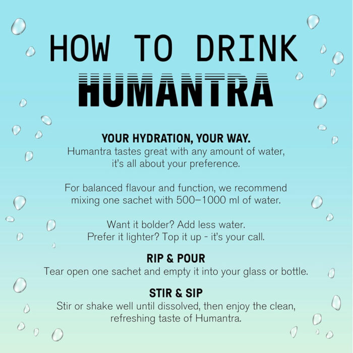الکترولایت ساشه هیومنترا | Humantra Hydration Packets - Image 26