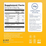 كلاژن پپتايد ويتال وانيل پودر ٣٢٧ گرم | فروشگاه https://u-fitpro.com