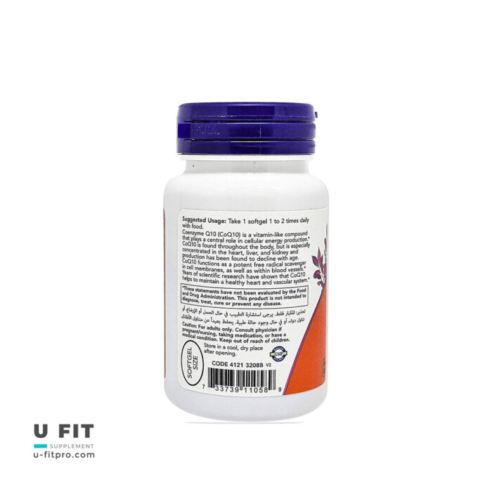 كوآنزيم كيوتن ۱۰۰ ميل ناوفودز | فروشگاه https://u-fitpro.com