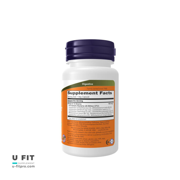 پروبیوتیک ۲۵ بیلیون ناو فودز | فروشگاه https://u-fitpro.com