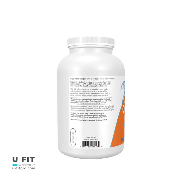 امگا ۳ فیش اویل ۱۰۰۰ میلی‌گرم ناو فودز | فروشگاه https://u-fitpro.com/