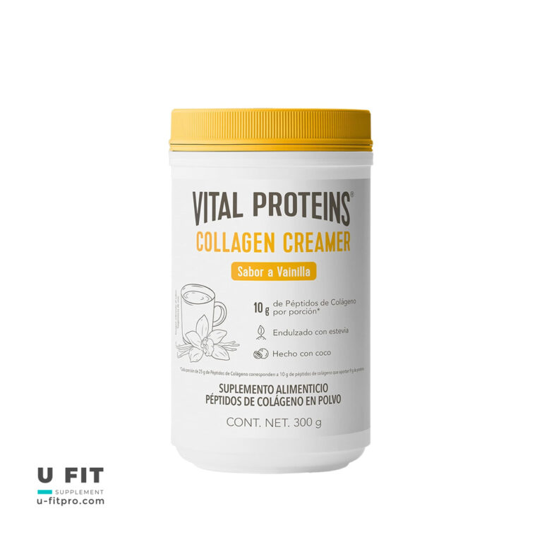 کلاژن پپتاید ویتال كرمى وانيل پودر 300 گرم | فروشگاه https://u-fitpro.com/