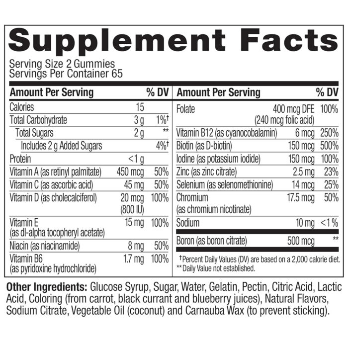 پاستیل مولتی‌ویتامین زنان اولى | فروشگاه https://u-fitpro.com/