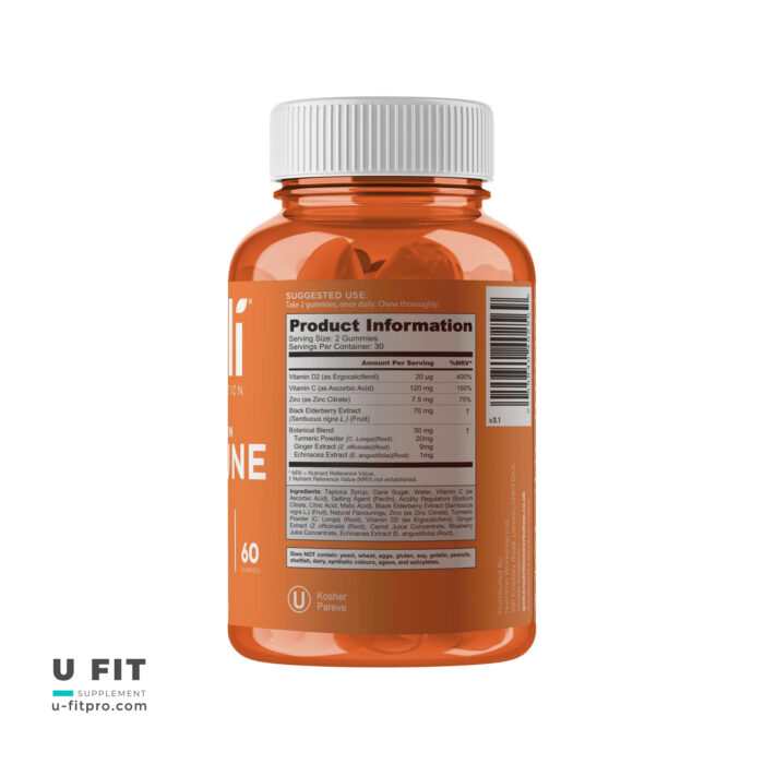 پاستیل وگان ایمیون و مکمل سیستم ایمنی گلی | فروشگاه https://u-fitpro.com/