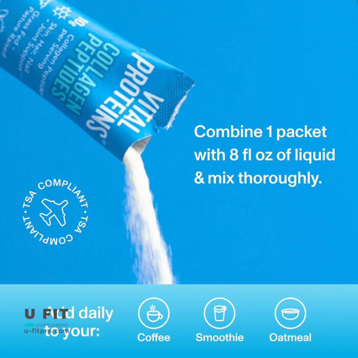 كلاژن پپتايد ويتال ساشه اى ٢٠ پك | فروشگاه https://u-fitpro.com/