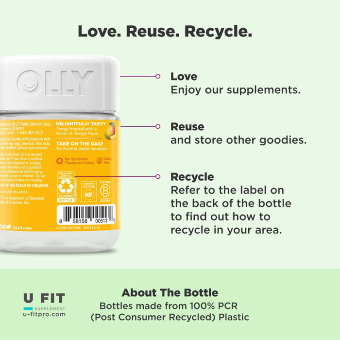 پاستیل پروبیوتیک 1 بیليون اولی | فروشگاه https://u-fitpro.com/