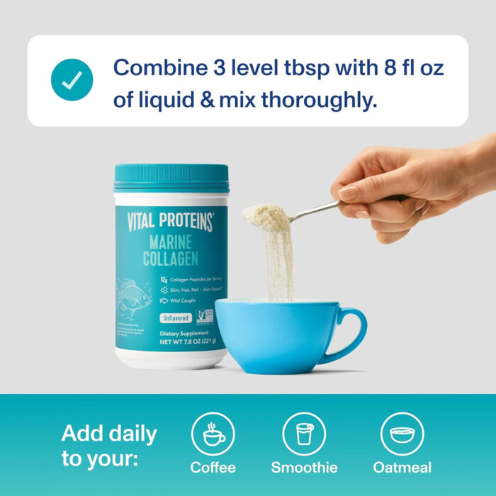 مارين كلاژن ويتال پروتئينز پودر | Vital Proteins Marine Collagen - Image 5