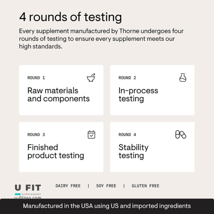 کراتین مونوهیدرات ساشه تورن 30 پك | THORNE Creatine - Creatine Monohydrate, Amino Acid Powder - Support Muscles, Cellular Energy and Cognitive Function - Image 3