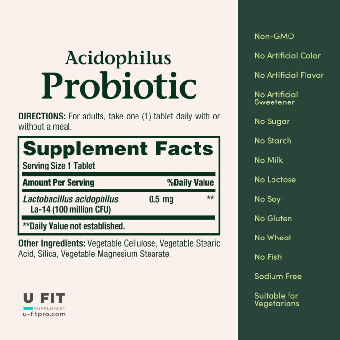 پروبیوتیک 100 میلیون نیچرز بونتی | فروشگاه https://u-fitpro.com