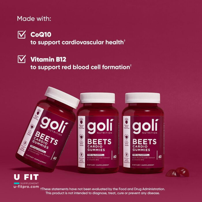 پاستیل قلب و عروق چغندر و کوآنزیم Q10 گلی | فروشگاه https://u-fitpro.com/