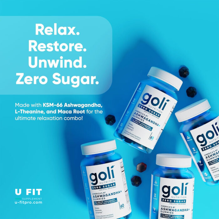 پاستیل اشواگاندا و ویتامین D زیرو بدون قند گلی | فروشگاه https://u-fitpro.com/