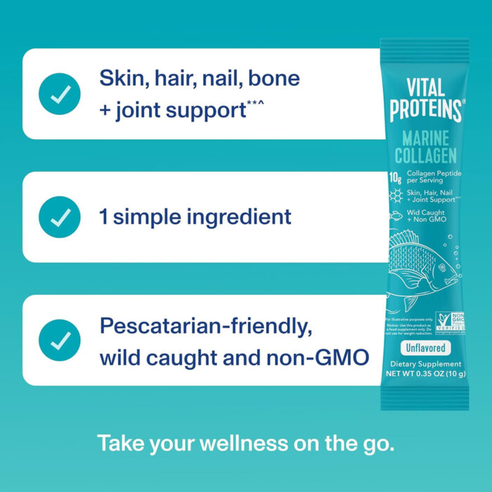 مارين كلاژن ويتال پروتئينز ۲۰ ساشه | فروشگاه https://u-fitpro.com