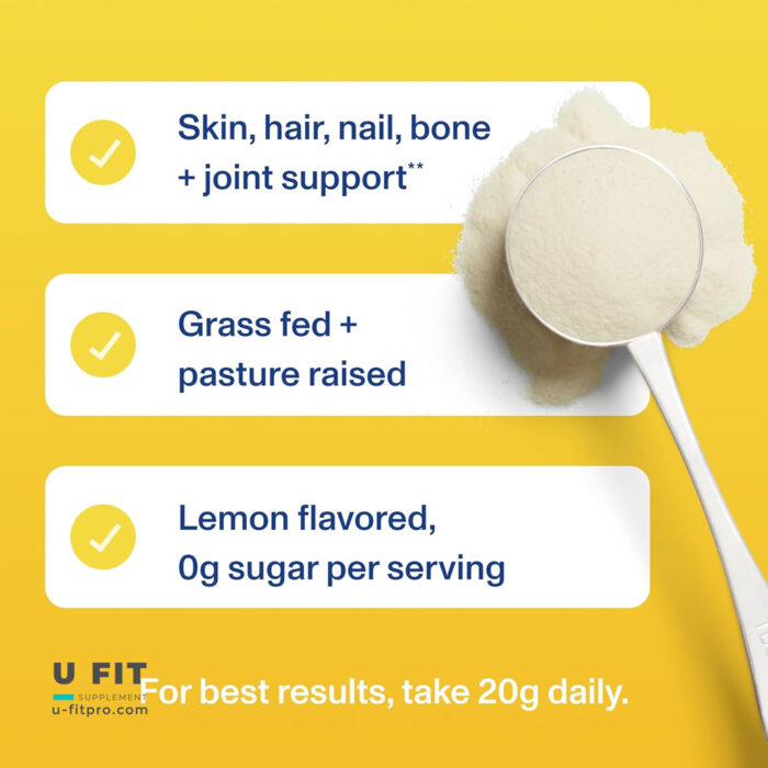 کلاژن پپتاید ويتال ليمو پودر | https://u-fitpro.com/