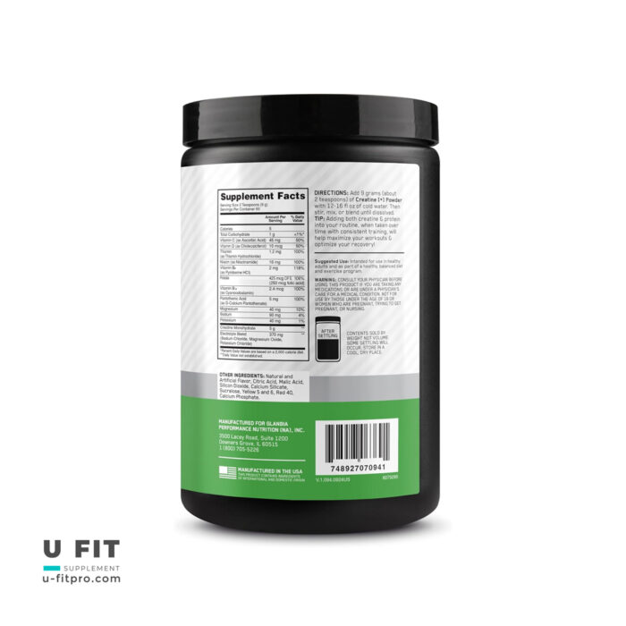 کراتین مونوهیدرات پلاس اپتیموم نوتريشن | فروشگاه https://u-fitpro.com