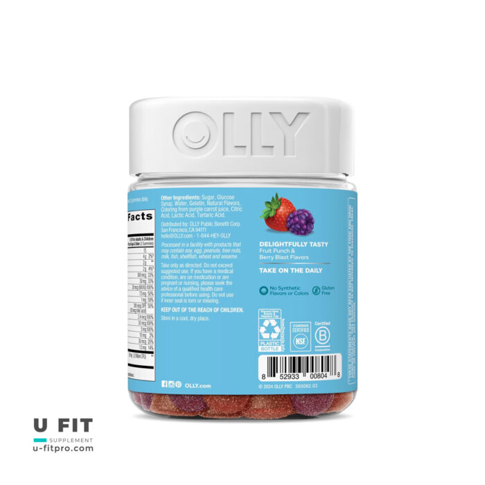 پاستيل مولتى ويتامين و پروبیوتیک کودک اولى | فروشگاه https://u-fitpro.com/