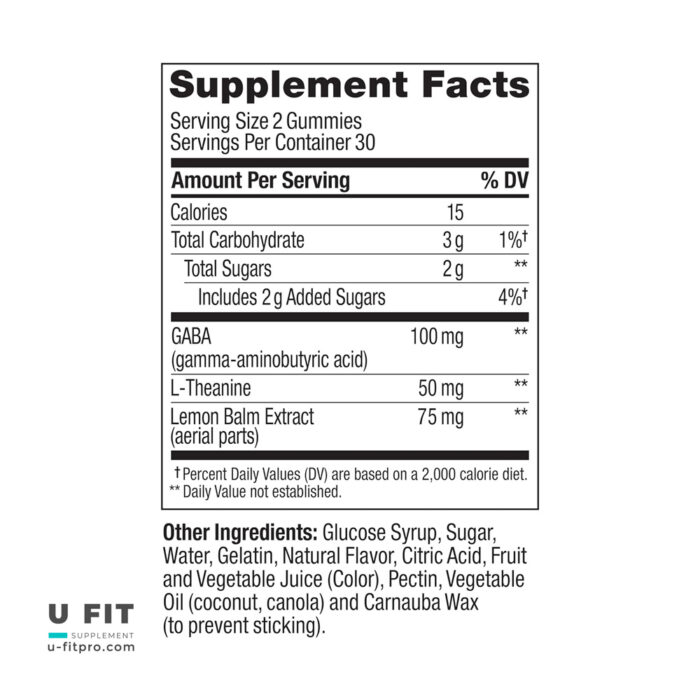 پاستيل اولى گودباى استرس | فروشگاه https://u-fitpro.com/