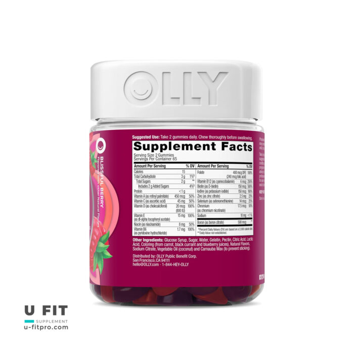 پاستیل مولتی‌ویتامین زنان اولى | فروشگاه https://u-fitpro.com/