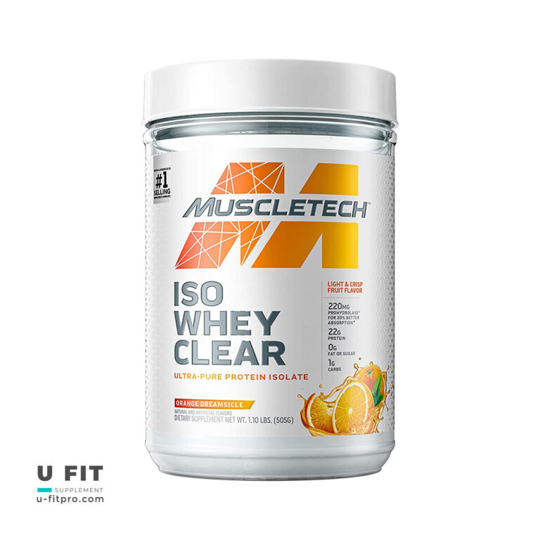 پروتئین ایزو وی کلیر ماسل تک با جذب سریع و عضله سازی خشک | فروشگاه https://u-fitpro.com/