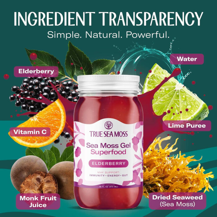 سوپر فود ترو سى موس ژل | TrueSeaMoss Sea Moss Gel - Image 3