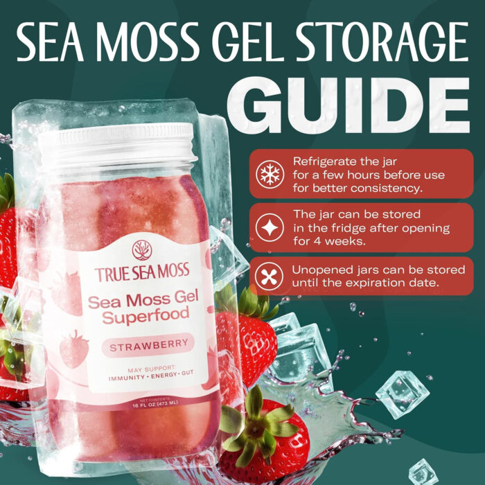 سوپر فود ترو سى موس ژل | TrueSeaMoss Sea Moss Gel - Image 20