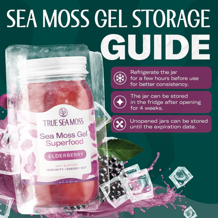 سوپر فود ترو سى موس ژل | TrueSeaMoss Sea Moss Gel - Image 6