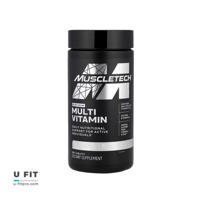 پلاتینوم مولتی ویتامین ماسل تک  | Muscletech Platinum Multivitamin - Image 8