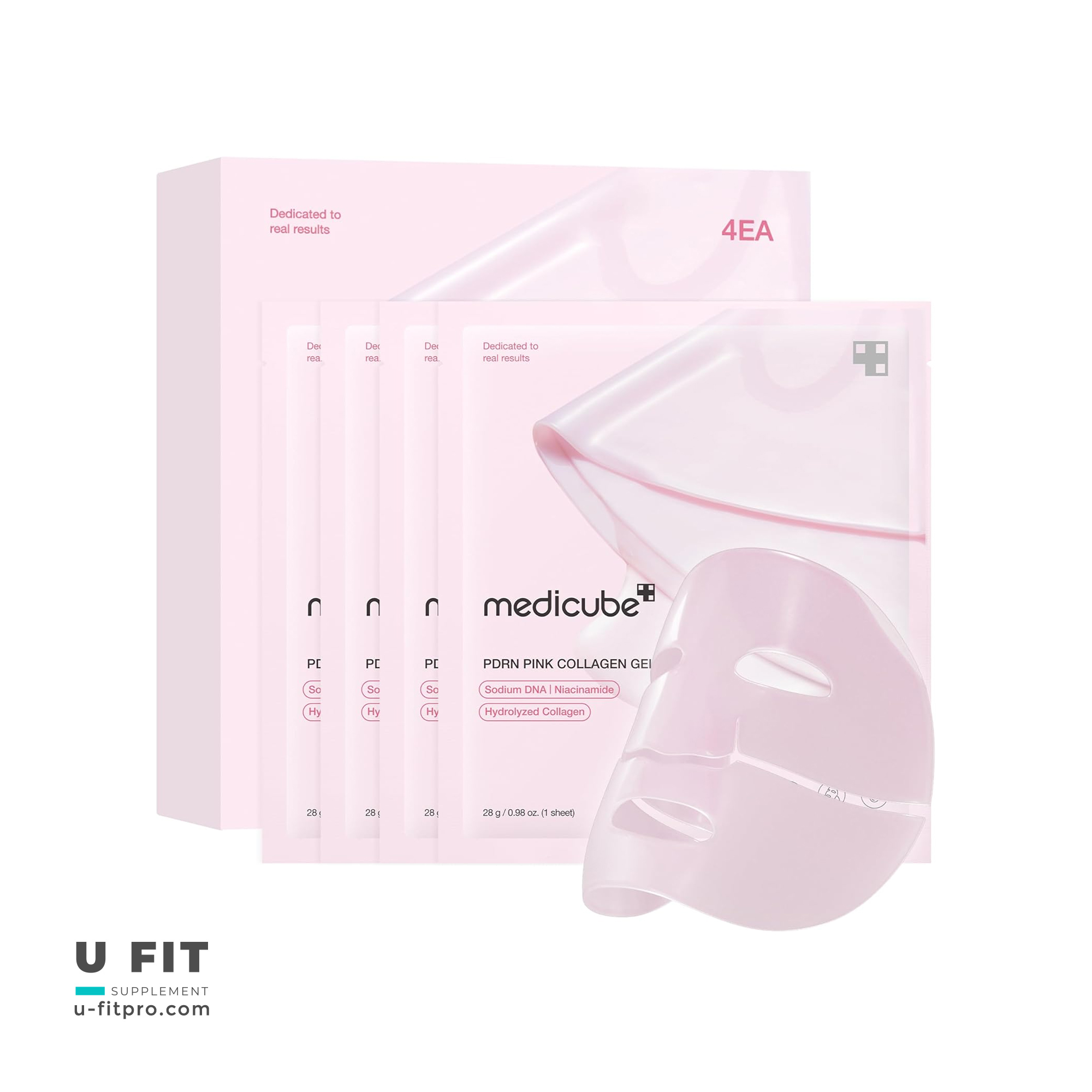 ماسک ورقه ای ژلی صورتی PDRN کلاژن ساز مدی کیوب | Medicube Salmon DNA PDRN Pink Jelly Gel Mask ماسک ورقه ای ژلی صورتی PDRN کلاژن ساز مدی کیوب | فروشگاه https://u-fitpro.com