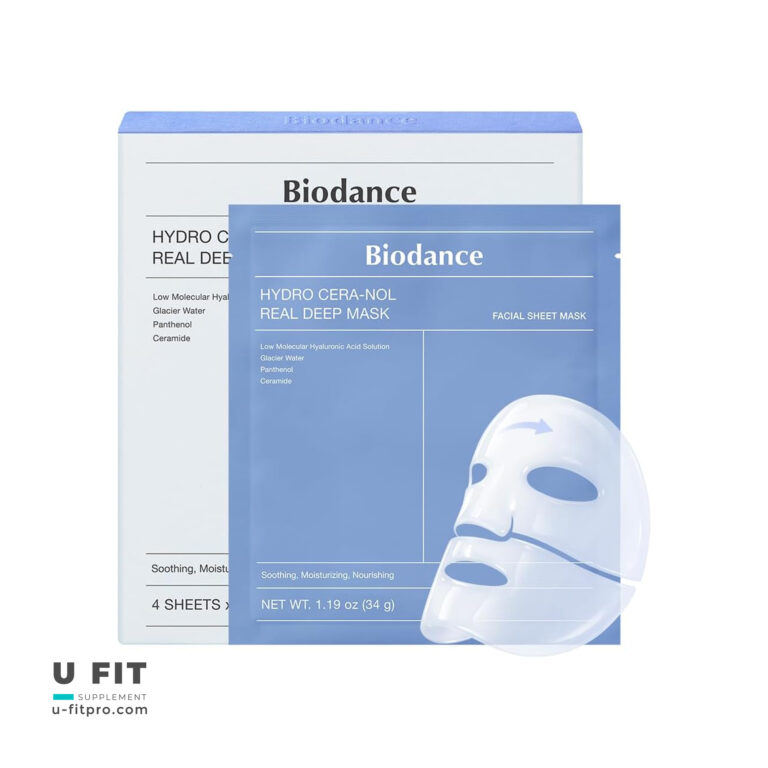 ماسک ورقه ای آبی آبرسان و هیالورونیک اسید بایودنس | فروشگاه https://u-fitpro.com