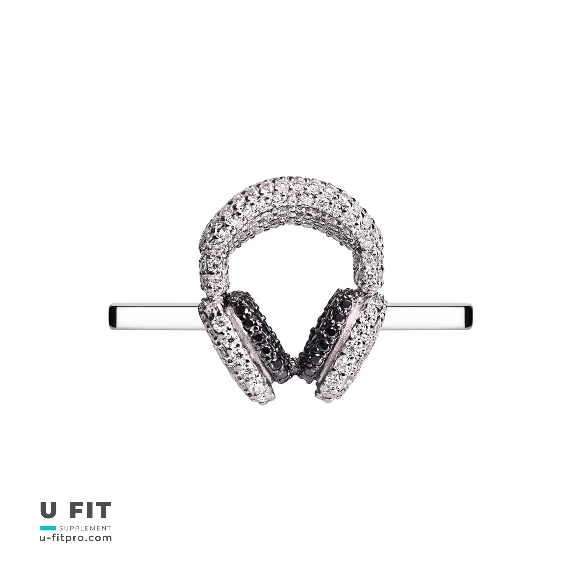 پوبل آويز هدفون نگين دار ووپ پوبل آويز هدفون نگين دار ووپ | فروشگاه https://u-fitpro.com/