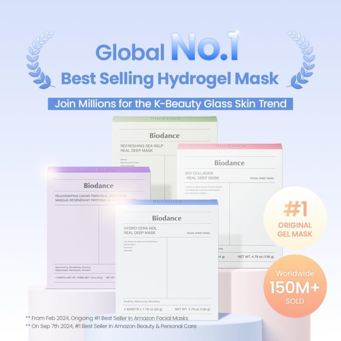 ماسک ورقه ای آبی آبرسان و هیالورونیک اسید بایودنس | BIODANCE Hydro Cera-nol Real Deep Mask - Image 3