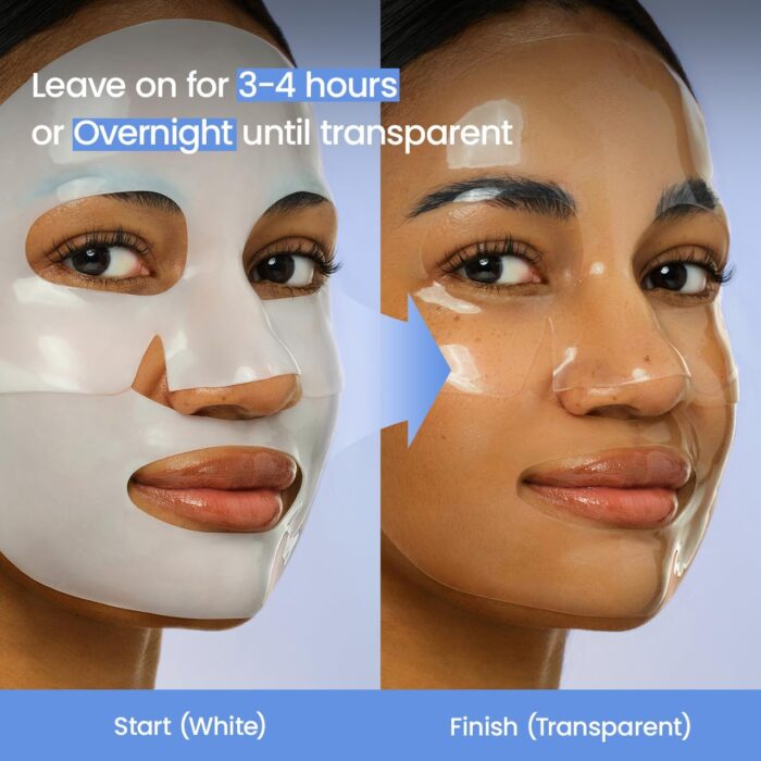 ماسک ورقه ای آبی آبرسان و هیالورونیک اسید بایودنس | BIODANCE Hydro Cera-nol Real Deep Mask - Image 6